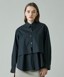 rito structure | 【rito structure/リトストラクチャー】コネクトクロップドシャツ(シャツ/ブラウス)