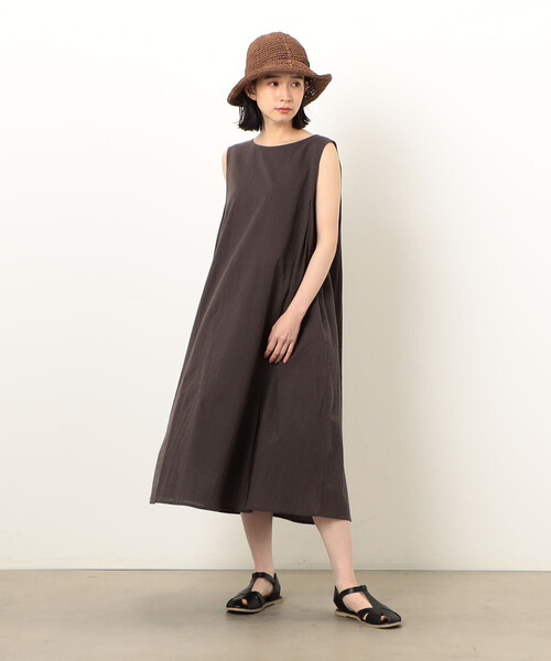 ONIGIRI（オニギリ）の「こま編み　ハット（ハット・レディース・ベージュ/ブラウン・FREE）」の3枚目の写真