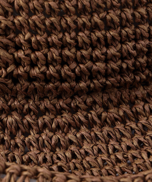 ONIGIRI（オニギリ）の「こま編み　ハット（ハット・レディース・ベージュ/ブラウン・FREE）」の18枚目の写真