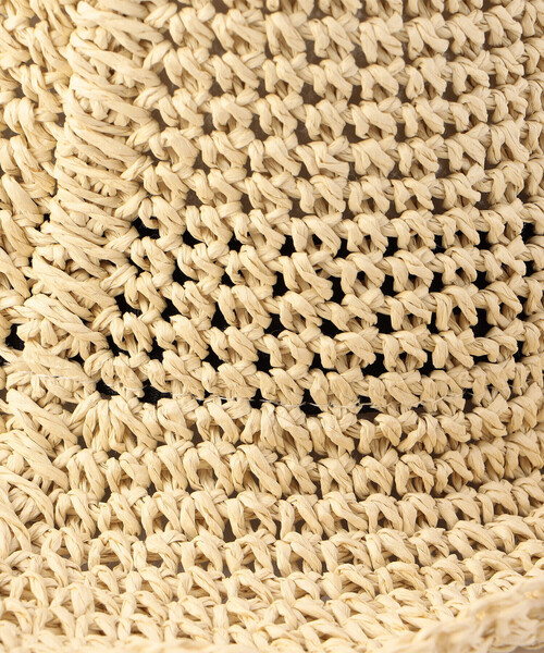 ONIGIRI（オニギリ）の「こま編み　ハット（ハット・レディース・ベージュ/ブラウン・FREE）」の10枚目の写真