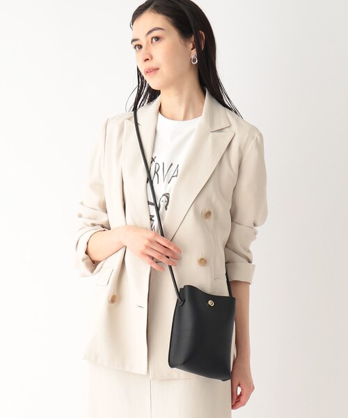 OPAQUE.CLIP（オペークドットクリップ）の「◆ミニショルダーバッグ【軽量】（ショルダーバッグ・レディース・オフホワイト/ブラック/グレー/イエロー/ホワイト系4/グレー系1/ブラック系1/ブルー系6・00）」の4枚目の写真