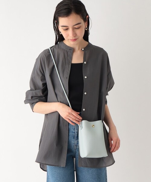 OPAQUE.CLIP（オペークドットクリップ）の「◆ミニショルダーバッグ【軽量】（ショルダーバッグ・レディース・オフホワイト/ブラック/グレー/イエロー/ホワイト系4/グレー系1/ブラック系1/ブルー系6・00）」の7枚目の写真