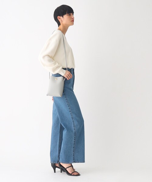 OPAQUE.CLIP（オペークドットクリップ）の「◆ミニショルダーバッグ【軽量】（ショルダーバッグ・レディース・オフホワイト/ブラック/グレー/イエロー/ホワイト系4/グレー系1/ブラック系1/ブルー系6・00）」の15枚目の写真