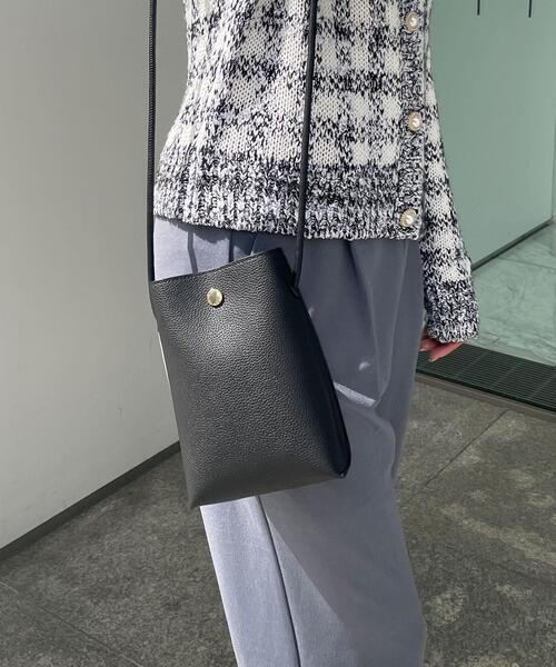 OPAQUE.CLIP（オペークドットクリップ）の「◆ミニショルダーバッグ【軽量】（ショルダーバッグ・レディース・オフホワイト/ブラック/グレー/イエロー/ホワイト系4/グレー系1/ブラック系1/ブルー系6・00）」の19枚目の写真