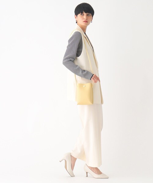 OPAQUE.CLIP（オペークドットクリップ）の「◆ミニショルダーバッグ【軽量】（ショルダーバッグ・レディース・オフホワイト/ブラック/グレー/イエロー/ホワイト系4/グレー系1/ブラック系1/ブルー系6・00）」の22枚目の写真