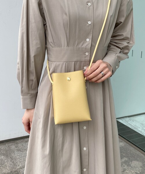 OPAQUE.CLIP（オペークドットクリップ）の「◆ミニショルダーバッグ【軽量】（ショルダーバッグ・レディース・オフホワイト/ブラック/グレー/イエロー/ホワイト系4/グレー系1/ブラック系1/ブルー系6・00）」の8枚目の写真