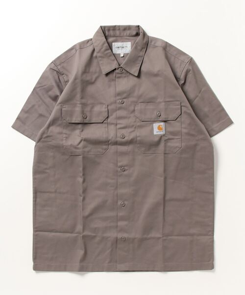 Carhartt WIP(カーハートダブリューアイピー)の「S/S MASTER SHIRT(シャツ/ブラウス・メンズ・ベージュ/ブルー/キナリ/グレー/ブラック・LARGE/X-LARGE/SMALL/MEDIUM)」の3枚目の写真