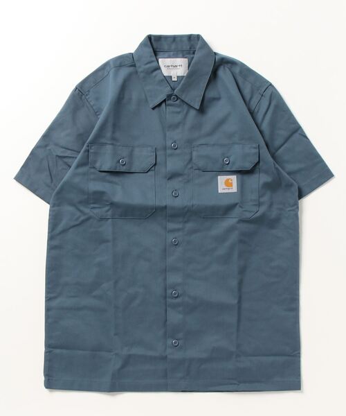 Carhartt WIP(カーハートダブリューアイピー)の「S/S MASTER SHIRT(シャツ/ブラウス・メンズ・ベージュ/ブルー/キナリ/グレー/ブラック・LARGE/X-LARGE/SMALL/MEDIUM)」の5枚目の写真
