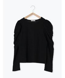 ehka sopo | しぼしぼパフスリーブカットソー(Tシャツ/カットソー)