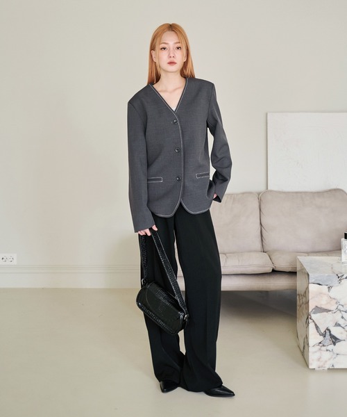 UNE MANSION(ユヌマンション)の「クロコバッグ(BLACK)(ハンドバッグ・レディース・ブラック・ONE SIZE)」の2枚目の写真