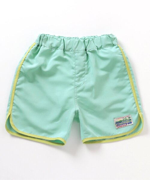 BREEZE（ブリーズ）の「【UVカット水着】パイピングビーチショーツ（水着・キッズ・ブルー/エメラルド/ブラック/オレンジ・80/90/100/110/120/130/140）」の6枚目の写真