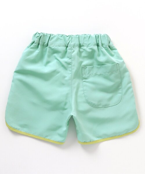 BREEZE（ブリーズ）の「【UVカット水着】パイピングビーチショーツ（水着・キッズ・ブルー/エメラルド/ブラック/オレンジ・80/90/100/110/120/130/140）」の17枚目の写真