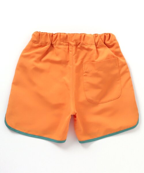 BREEZE（ブリーズ）の「【UVカット水着】パイピングビーチショーツ（水着・キッズ・ブルー/エメラルド/ブラック/オレンジ・80/90/100/110/120/130/140）」の18枚目の写真