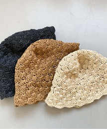 手編みペーパーハット