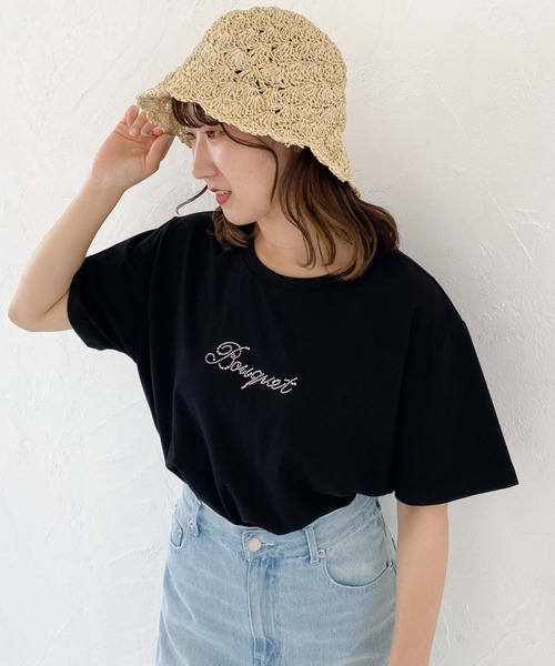 archives（アルシーヴ）の「手編みペーパーハット（ハット・レディース・ベージュ/アイボリー/ブラック・FREE）」の20枚目の写真