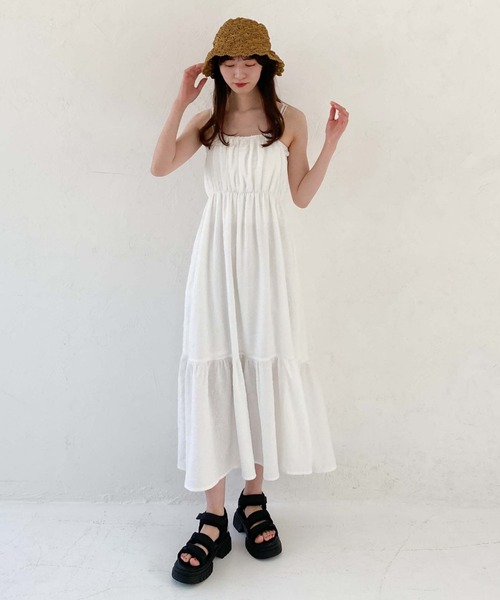 archives（アルシーヴ）の「手編みペーパーハット（ハット・レディース・ベージュ/アイボリー/ブラック・FREE）」の13枚目の写真