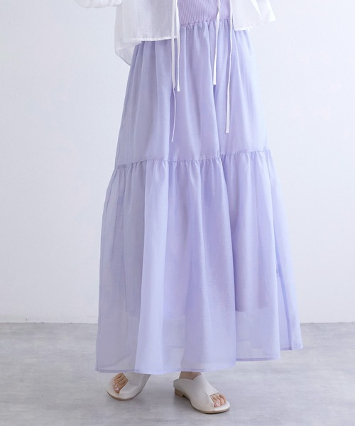 sample☀︎シロクマハットとチュールワンピのセット(水色リボン)　プチ セール】[高身長サイズMT/低身長サイズS有り]レースアップ