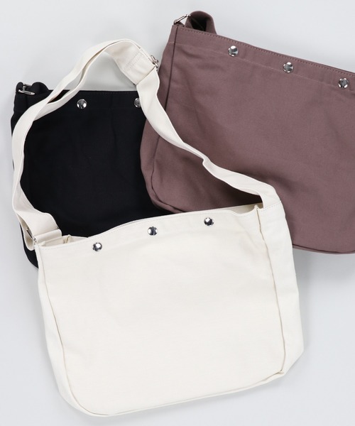 SPINNS（スピンズ）の「3ボタンキャンパスショルダーバッグ（ショルダーバッグ・メンズ・ブラウン/ブラック/オフホワイト・ONESIZE）」の16枚目の写真