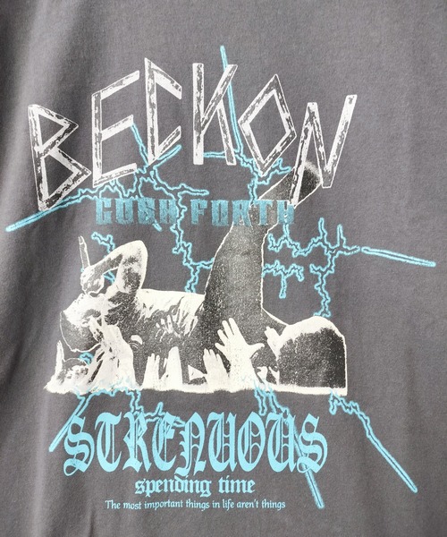 Starting Over（スターティングオーバー）の「天竺ロックプリントTシャツ（Tシャツ/カットソー・メンズ・ホワイト系その他/ホワイト/グレー系その他/ブラック系その他2/ブラック/チャコールグレー/ブラック系その他/ホワイト系その他2/グレー系その他2・M/L/XL/S）」の17枚目の写真