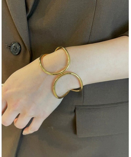 mou（モウ）の「スィンラインオープンバングル（バングル/リストバンド・レディース・ゴールド・FREE）」の3枚目の写真