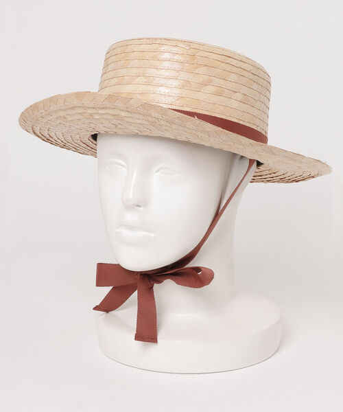 fredy emue（フレディエミュ）の「リボンパームハット（ハット・レディース・ブラック/ブラウン・FREE）」の10枚目の写真