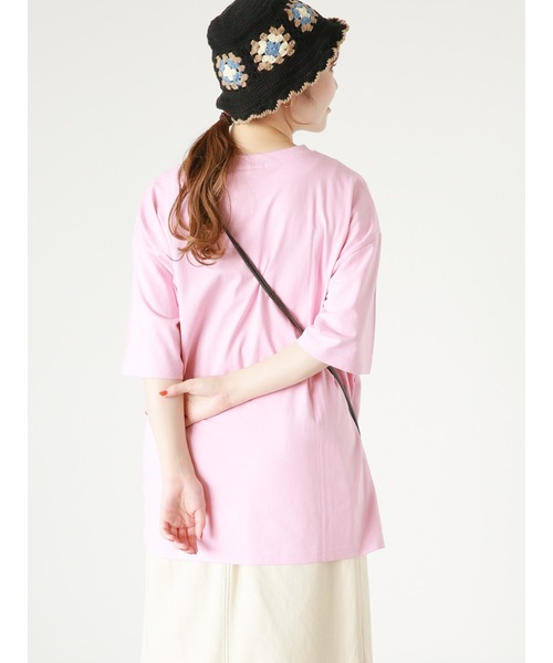 ehka sopo（エヘカソポ）の「風景プリントTシャツ（Tシャツ/カットソー・レディース・ブラック/キナリ/グリーン/ピンク・ﾌﾘ-）」の14枚目の写真