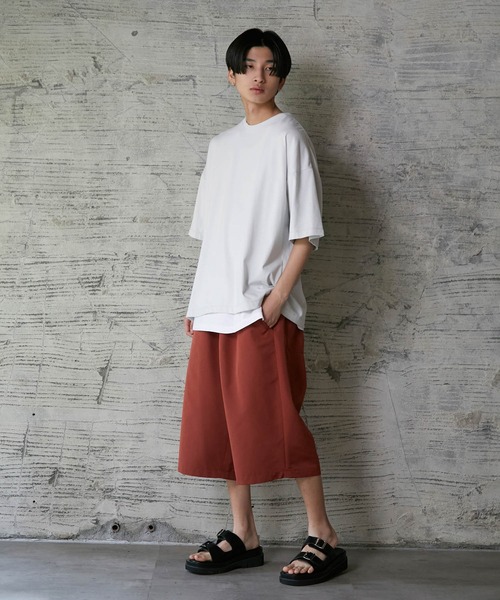 iisy（イージー）の「iisy / ガウチョショーツ（その他パンツ・メンズ・ブラック/ライトグレー/レンガ・S/M/L）」の13枚目の写真