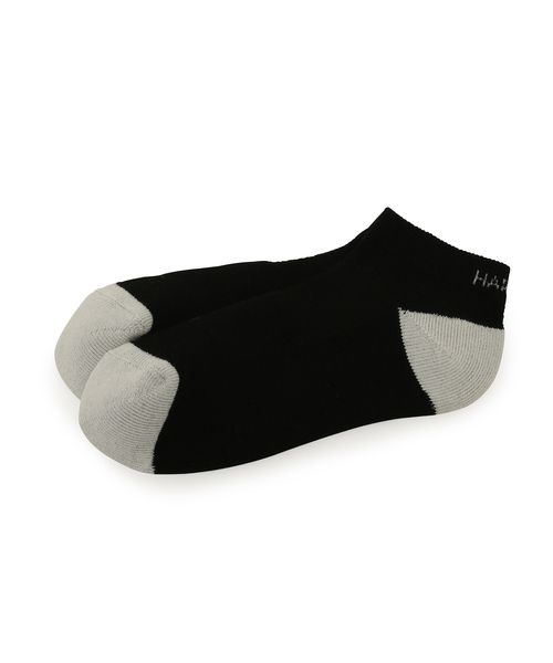 JUN&ROPE'(ジュンアンドロペ)の「【抗菌防臭】メッシュ柄ロゴショートソックス(ソックス/靴下・レディース・ホワイト/ブラック/イエロー/ライトグリーン・FREE)」の3枚目の写真