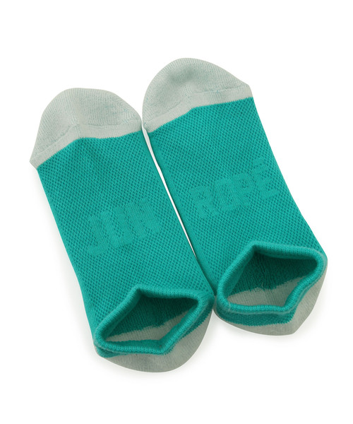 JUN&ROPE'(ジュンアンドロペ)の「【抗菌防臭】メッシュ柄ロゴショートソックス(ソックス/靴下・レディース・ホワイト/ブラック/イエロー/ライトグリーン・FREE)」の10枚目の写真