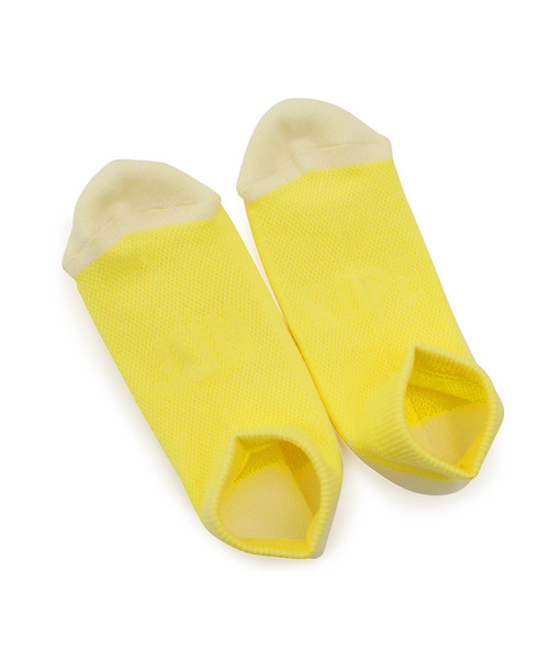 JUN&ROPE'(ジュンアンドロペ)の「【抗菌防臭】メッシュ柄ロゴショートソックス(ソックス/靴下・レディース・ホワイト/ブラック/イエロー/ライトグリーン・FREE)」の11枚目の写真