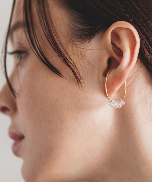 PAS TIERRA（パティエラ）の「PAS TIERRA(パティエラ)/【Lien】ツイングラスハーフカフ（イヤーカフ・レディース・ゴールド・FREE）」の11枚目の写真