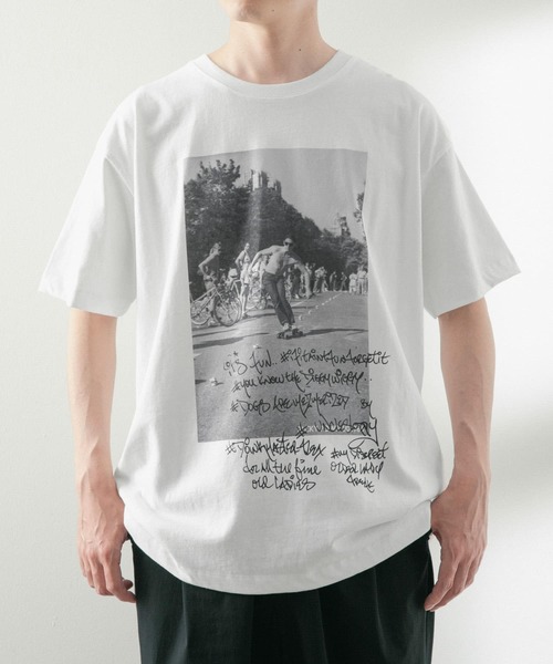 ITEMS URBANRESEARCH(アイテムズ アーバンリサーチ)の「RICKY POWELL Photo Tshirts(Tシャツ/カットソー・メンズ・ブラック系その他/ホワイト系その他/ブラック/ホワイト・MEDIUM/LARGE)」の18枚目の写真