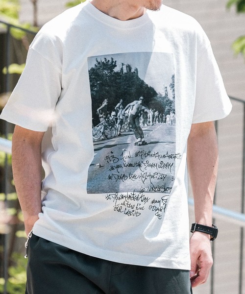 ITEMS URBANRESEARCH(アイテムズ アーバンリサーチ)の「RICKY POWELL Photo Tshirts(Tシャツ/カットソー・メンズ・ブラック系その他/ホワイト系その他/ブラック/ホワイト・MEDIUM/LARGE)」の20枚目の写真