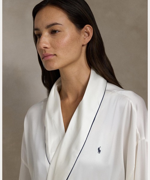 ストレッチ シルク バス ローブ（ガウン/バスローブ）｜POLO RALPH