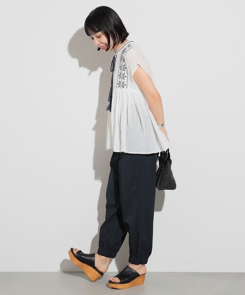 ＜BEAMS HEART＞ジョグパンツ セール】BEAMS HEART / 麻調 ジョグパンツ（その他パンツ
