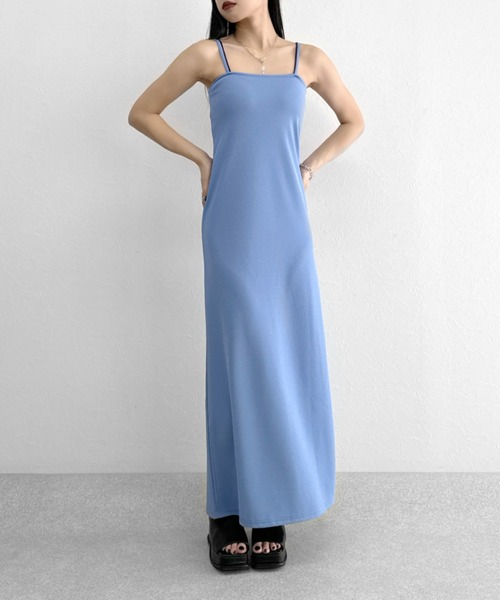 LVEU.】ストレッチタイトキャミワンピース / ワンピース ワンピ