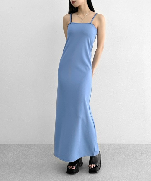 LVEU.】ストレッチタイトキャミワンピース / ワンピース ワンピ キャミ