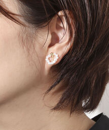NOLLEY’S | ミニパールサークルイヤリング(イヤリング)