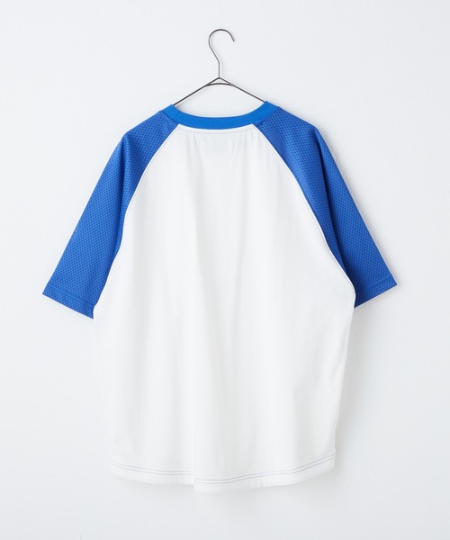 WHIMSIC(ウィムジック)の「【UNISEX】メッシュスリーブベースボールTシャツ(Tシャツ/カットソー・メンズ・ホワイト系その他/グレー/ホワイト系その他2・FREE)」の16枚目の写真