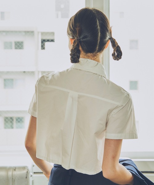 ネクタイ付きショートスリーブシャツ（シャツ/ブラウス）｜JUST A NOON