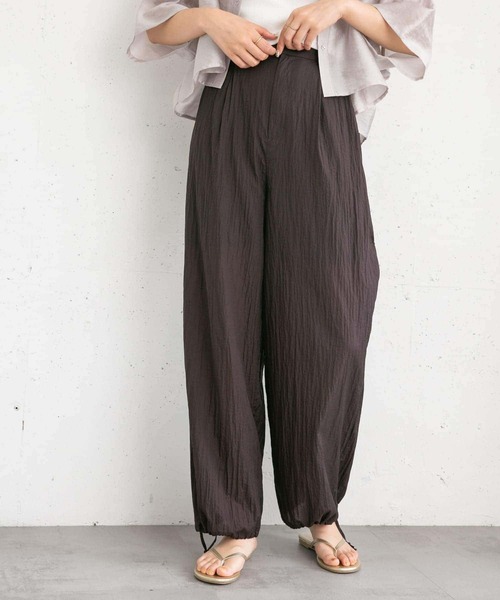 KBF（ケイビーエフ）の「シアードロストヘムパンツ（その他パンツ・レディース・アイボリー/レッド系その他・ONE）」の13枚目の写真