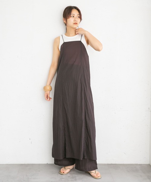 KBF（ケイビーエフ）の「シアードロストヘムパンツ（その他パンツ・レディース・アイボリー/レッド系その他・ONE）」の7枚目の写真