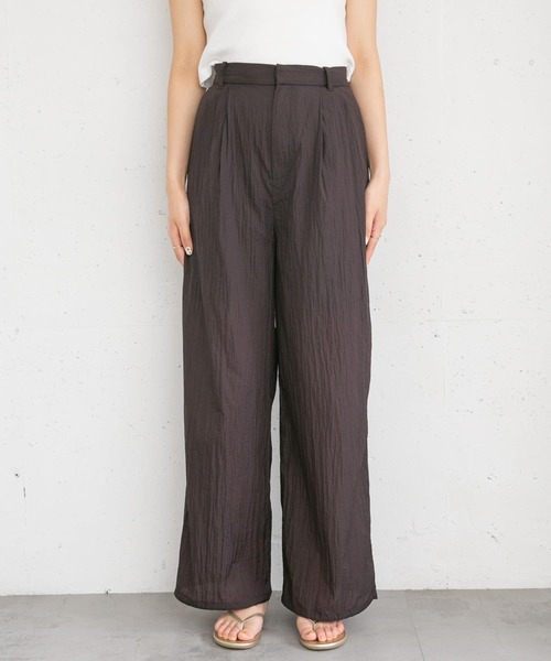 KBF（ケイビーエフ）の「シアードロストヘムパンツ（その他パンツ・レディース・アイボリー/レッド系その他・ONE）」の15枚目の写真