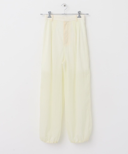 KBF（ケイビーエフ）の「シアードロストヘムパンツ（その他パンツ・レディース・アイボリー/レッド系その他・ONE）」の16枚目の写真