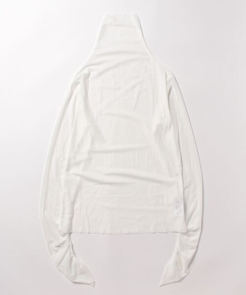 i-dare（アイディア）の「【i-dare】シースルー シアーハイネック タートル トップス（Tシャツ/カットソー・レディース・イエロー/グリーン/ピンク/ホワイト/ブラック/ブルー・FREE）」の18枚目の写真