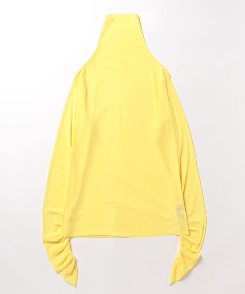 i-dare（アイディア）の「【i-dare】シースルー シアーハイネック タートル トップス（Tシャツ/カットソー・レディース・イエロー/グリーン/ピンク/ホワイト/ブラック/ブルー・FREE）」の22枚目の写真