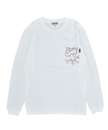 パターンポケット 長袖Tシャツ