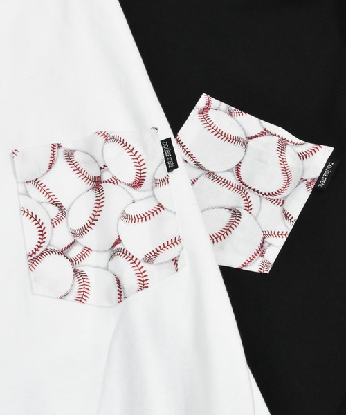 DOUBLE STEAL(ダブルスティール)の「パターンポケット 長袖Tシャツ(Tシャツ/カットソー・メンズ・ブラック/ホワイト/ホワイト系その他/ブラック系その他・LARGE/X-LARGE/MEDIUM)」の10枚目の写真