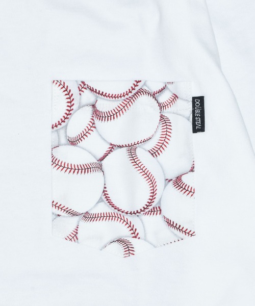 DOUBLE STEAL(ダブルスティール)の「パターンポケット 長袖Tシャツ(Tシャツ/カットソー・メンズ・ブラック/ホワイト/ホワイト系その他/ブラック系その他・LARGE/X-LARGE/MEDIUM)」の14枚目の写真