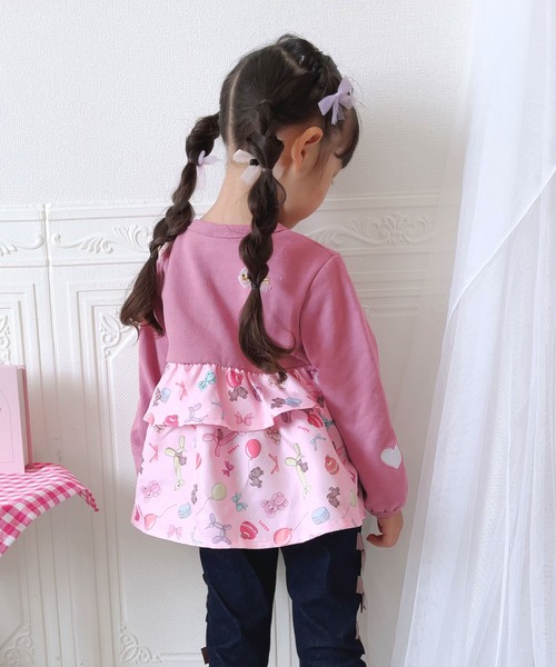 SKAPE（エスケープ）の「ﾆﾀﾞﾝﾌﾘﾙﾄﾚｰﾅｰ（スウェット・キッズ・パープル/ピンク・90cm/110cm/120cm/100cm/80ｃｍ/130cm）」の12枚目の写真